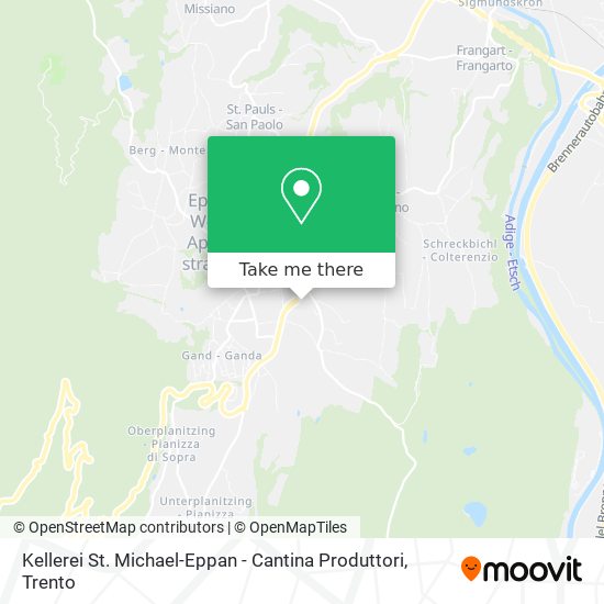 Kellerei St. Michael-Eppan - Cantina Produttori map