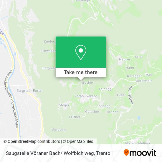 Saugstelle Vöraner Bach/ Wolfbichlweg map