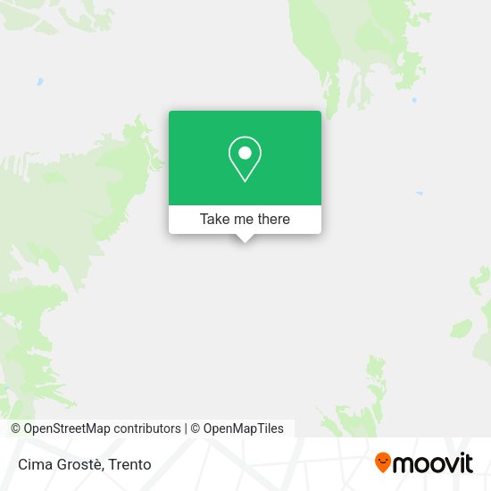 Cima Grostè map