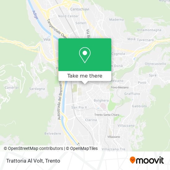 Trattoria Al Volt map