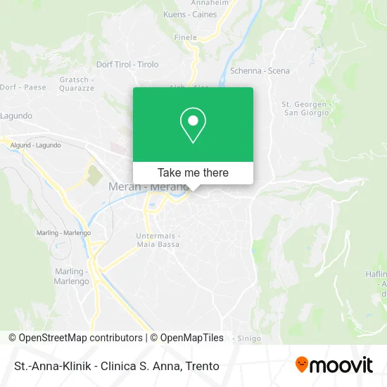 St.-Anna-Klinik - Clinica S. Anna map