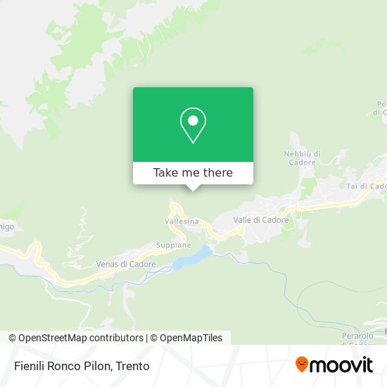 Fienili Ronco Pilon map
