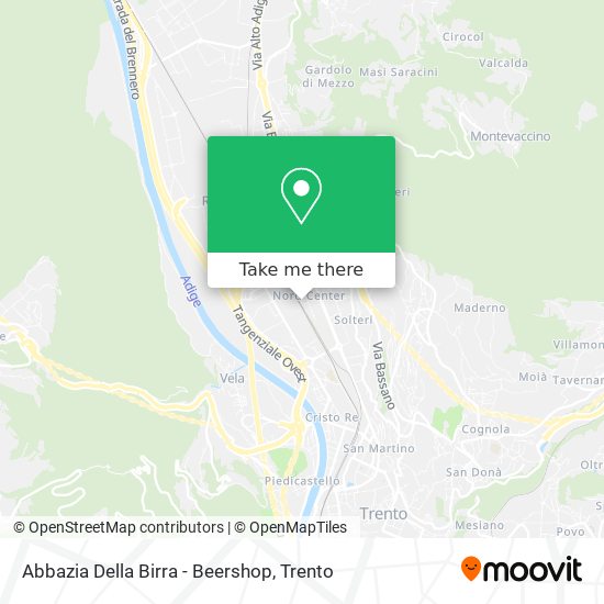 Abbazia Della Birra - Beershop map