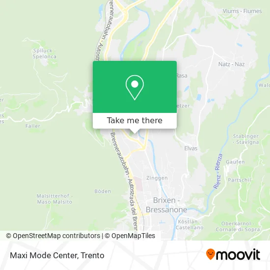 Maxi Mode Center map