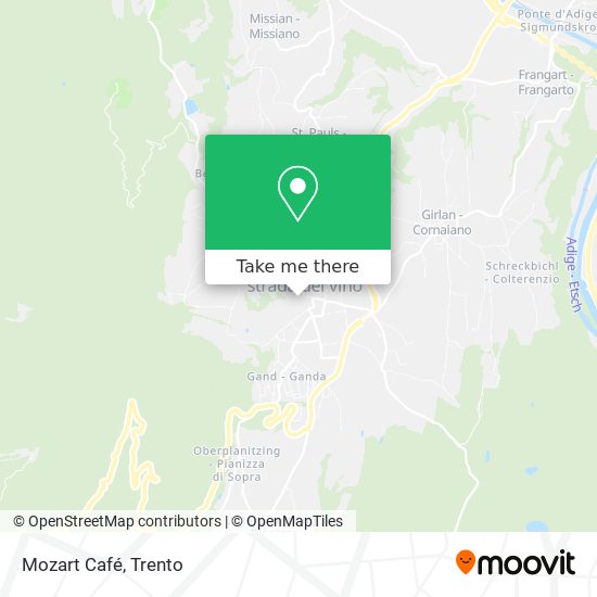 Mozart Café map