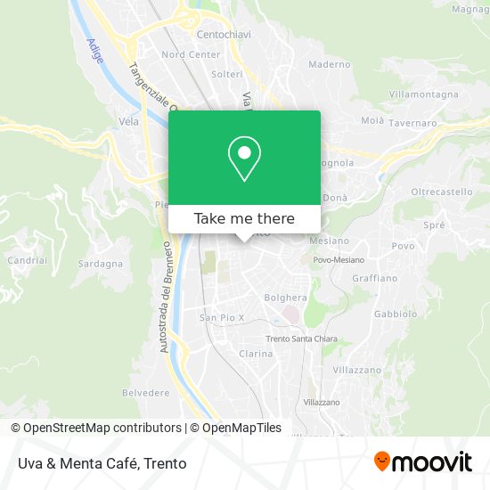 Uva & Menta Café map