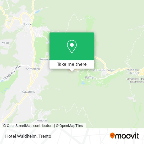 Hotel Waldheim map