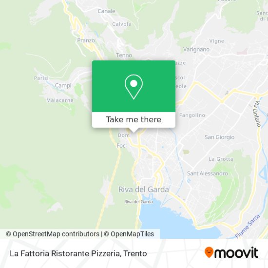 La Fattoria Ristorante Pizzeria map