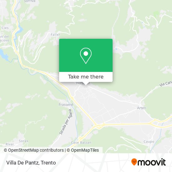 Villa De Pantz map