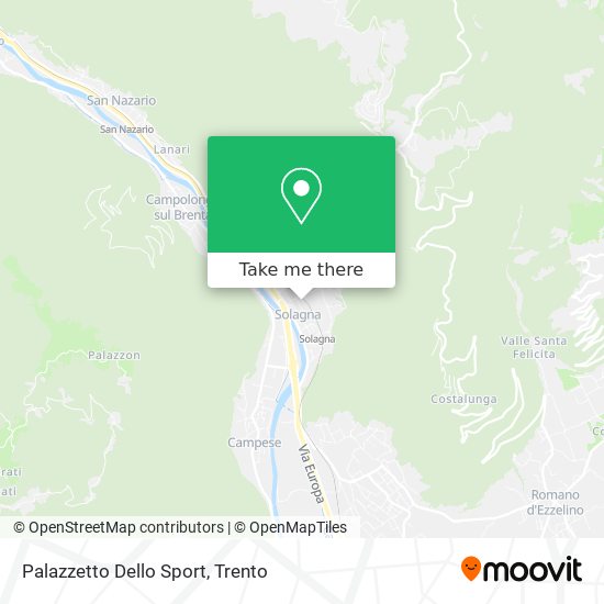 Palazzetto Dello Sport map