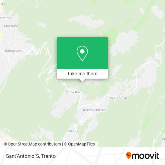 Sant'Antonio`S map
