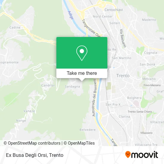 Ex Busa Degli Orsi map