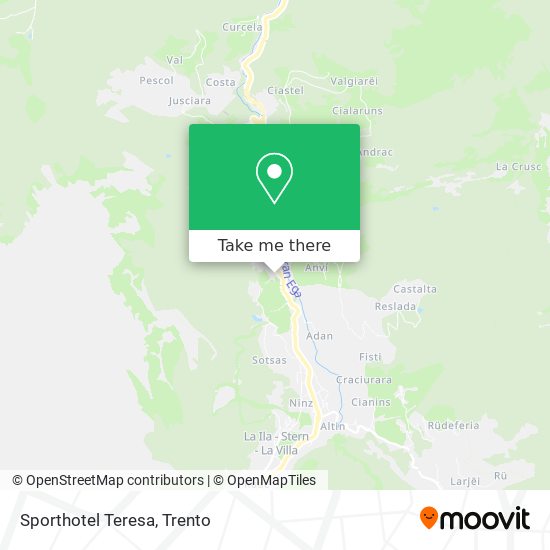 Sporthotel Teresa map