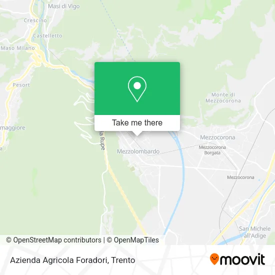 Azienda Agricola Foradori map