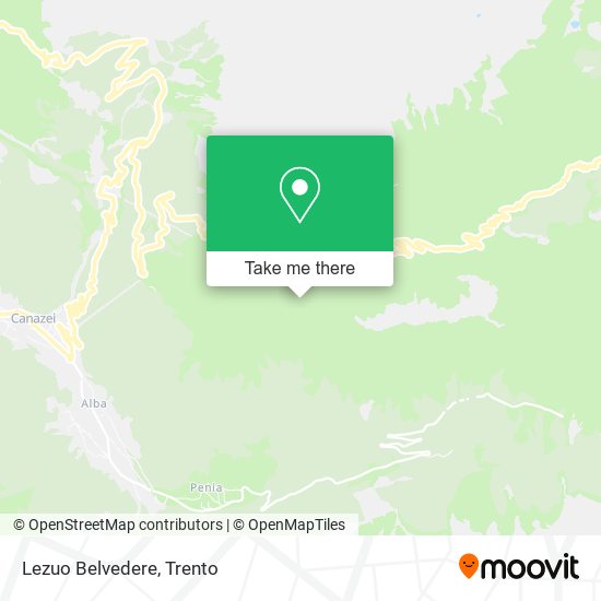 Lezuo Belvedere map