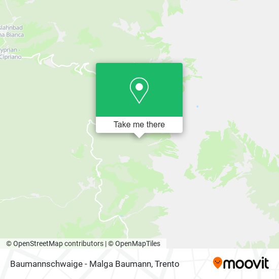 Baumannschwaige - Malga Baumann map