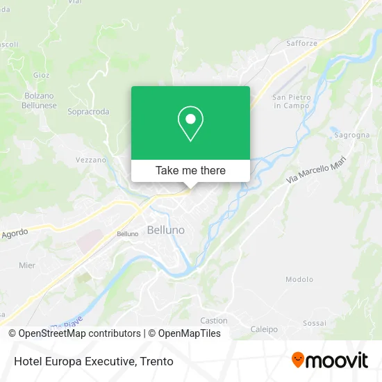 Hotel Europa Executive map
