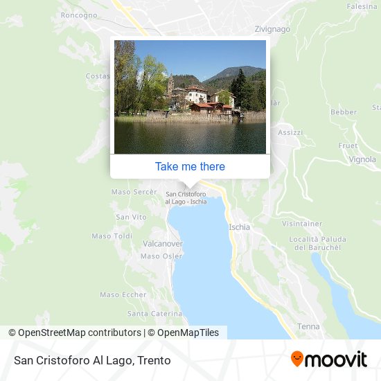 San Cristoforo Al Lago map