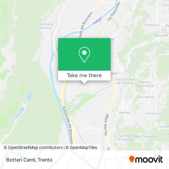 Botteri Carni map