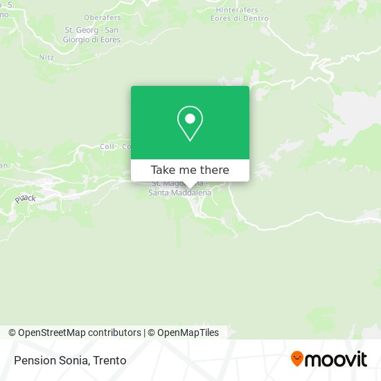 Pension Sonia map