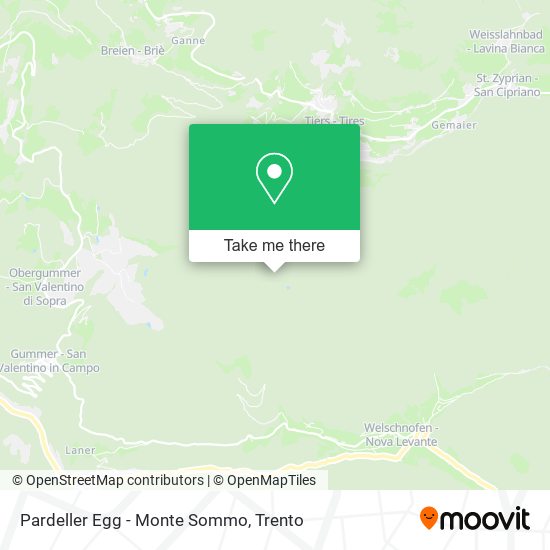 Pardeller Egg - Monte Sommo map