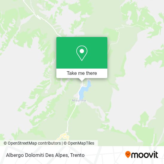 Albergo Dolomiti Des Alpes map