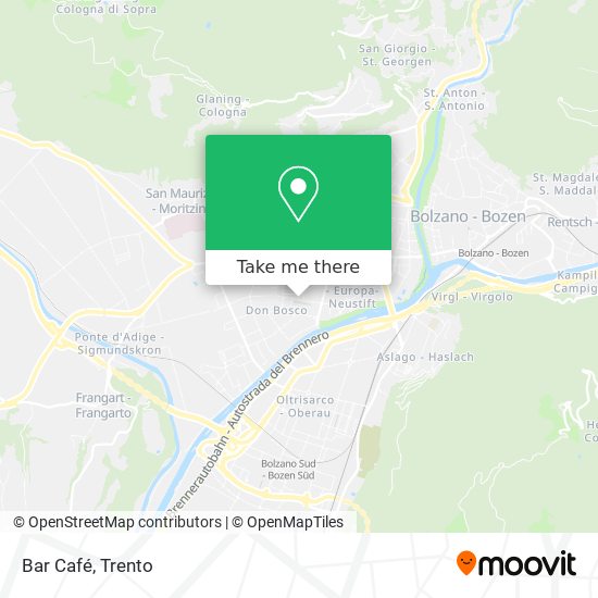 Bar Café map
