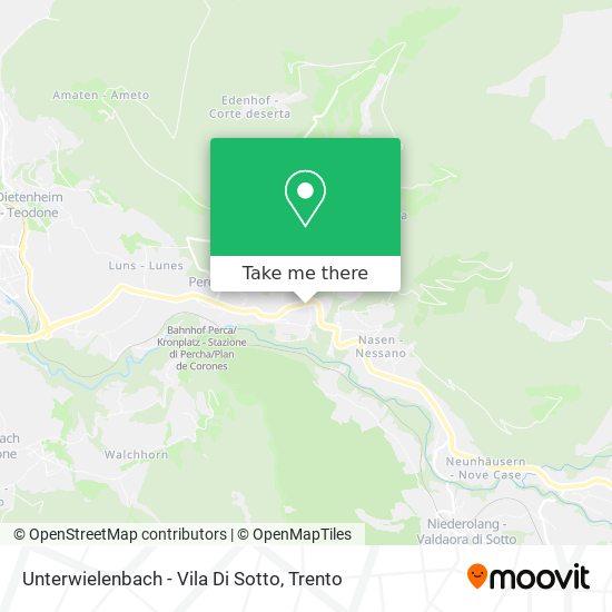Unterwielenbach - Vila Di Sotto map