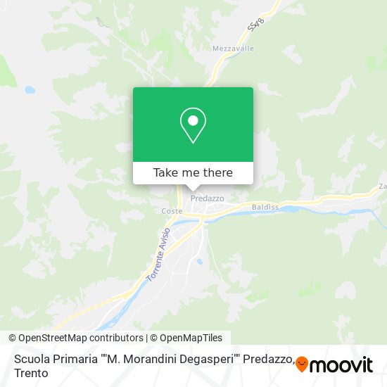 Scuola Primaria ""M. Morandini Degasperi"" Predazzo map