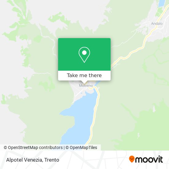Alpotel Venezia map