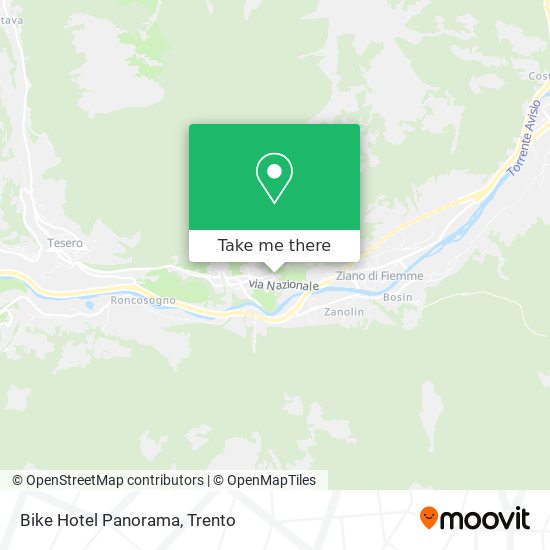 Bike Hotel Panorama map
