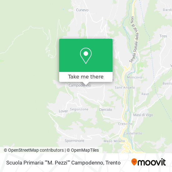 Scuola Primaria ""M. Pezzi"" Campodenno map
