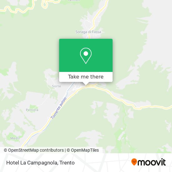 Hotel La Campagnola map