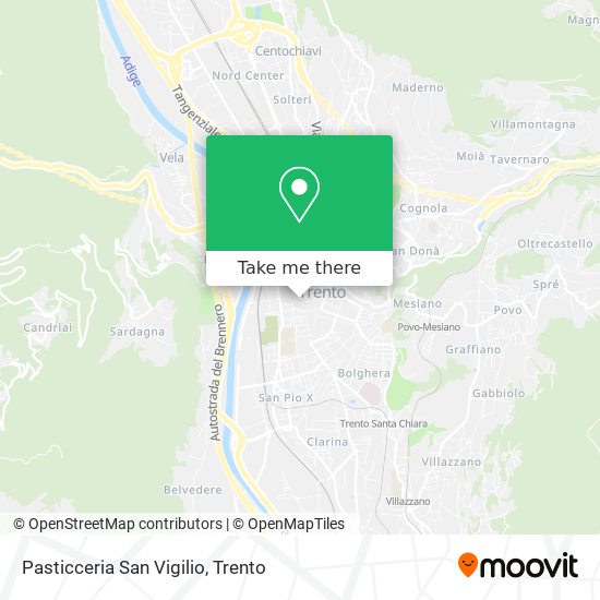 Pasticceria San Vigilio map