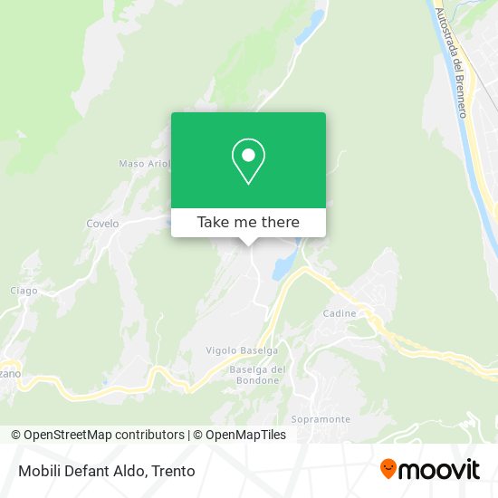 Mobili Defant Aldo map