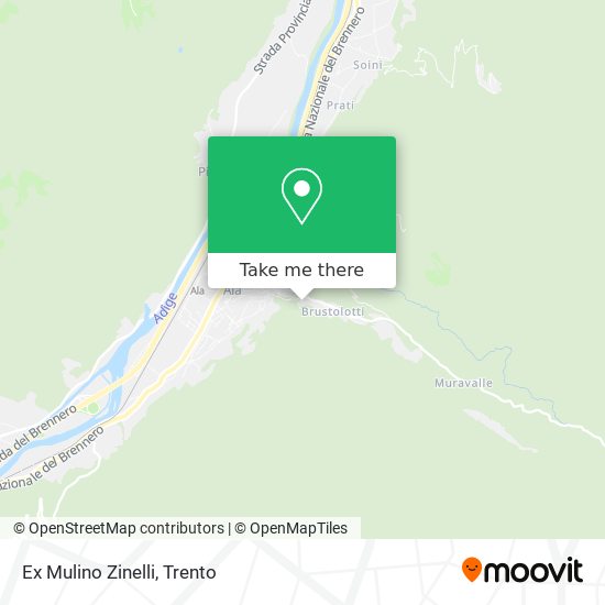 Ex Mulino Zinelli map