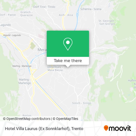 Hotel Villa Laurus (Ex Sonnklarhof) map