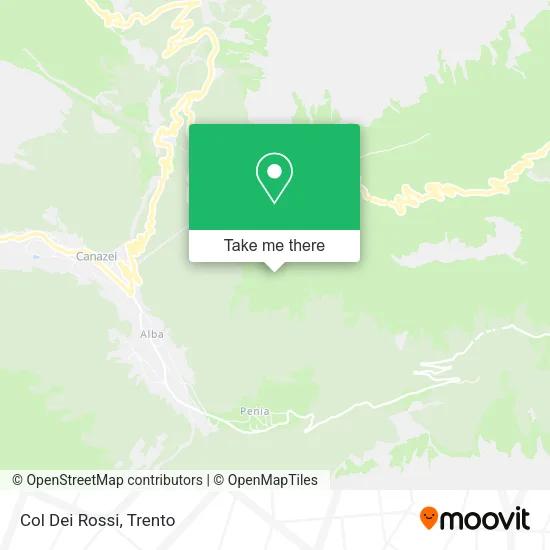 Col Dei Rossi map