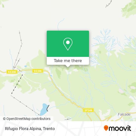 Rifugio Flora Alpina map