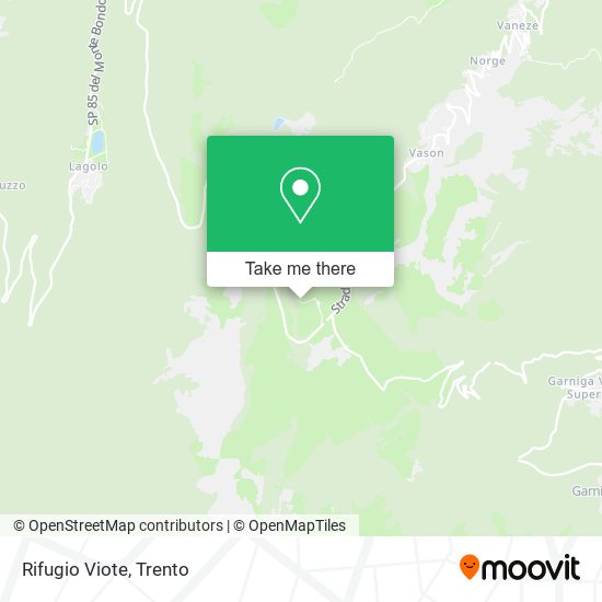 Rifugio Viote map