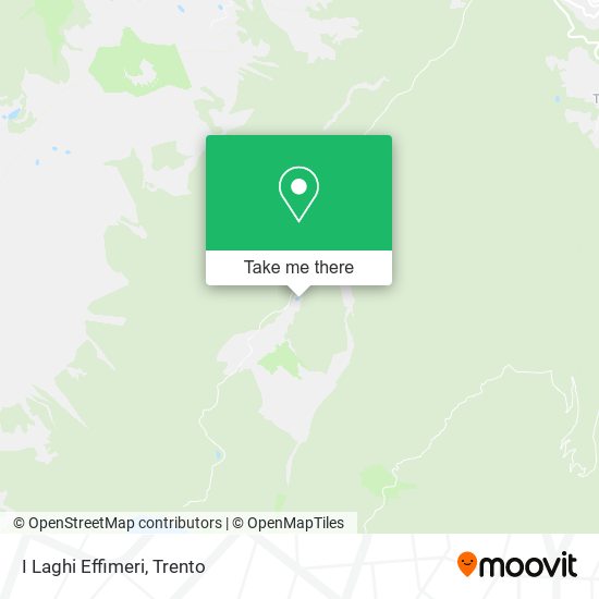 I Laghi Effimeri map