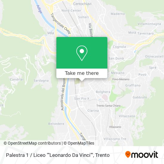 Palestra 1 / Liceo ""Leonardo Da Vinci"" map