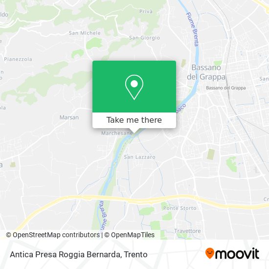 Antica Presa Roggia Bernarda map