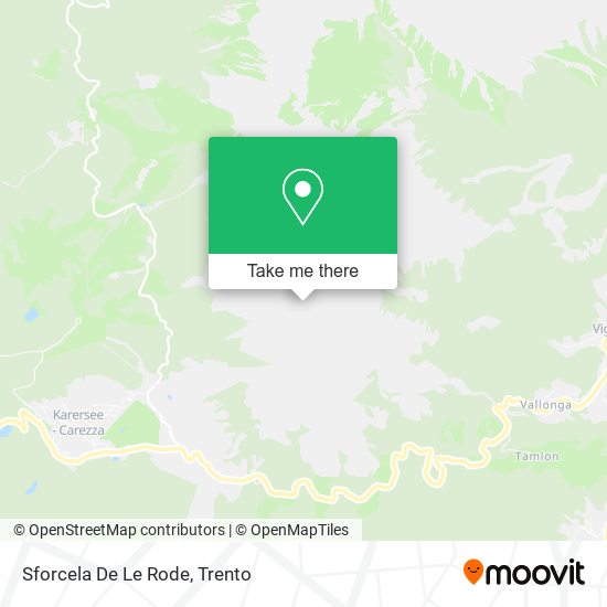 Sforcela De Le Rode map