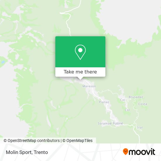 Molin Sport map