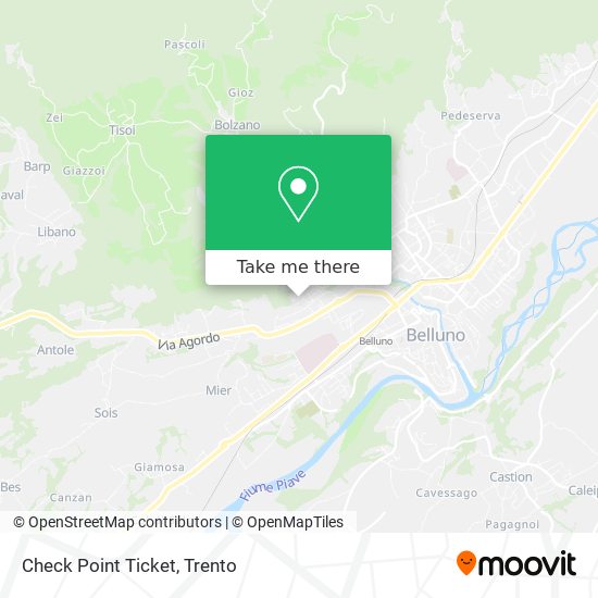 Check Point Ticket map