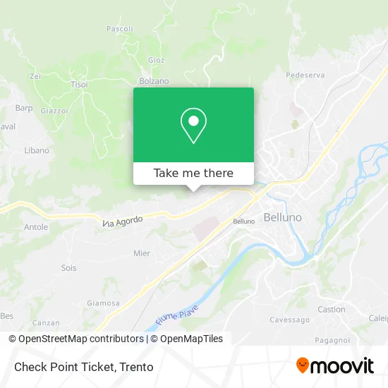 Check Point Ticket map