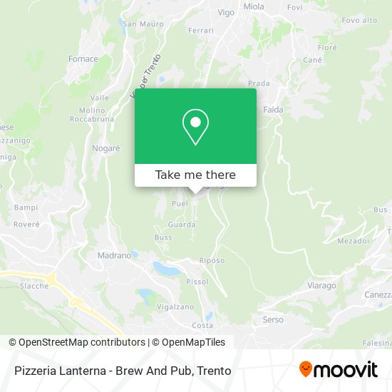 Pizzeria Lanterna - Brew And Pub map