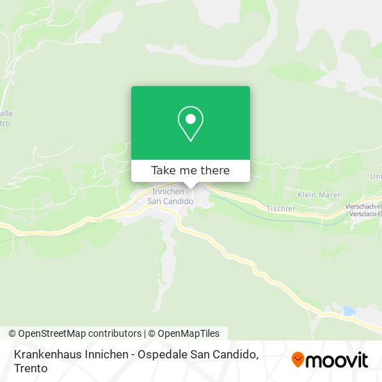 Krankenhaus Innichen - Ospedale San Candido map