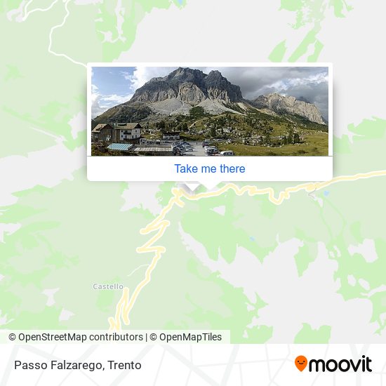 Passo Falzarego map